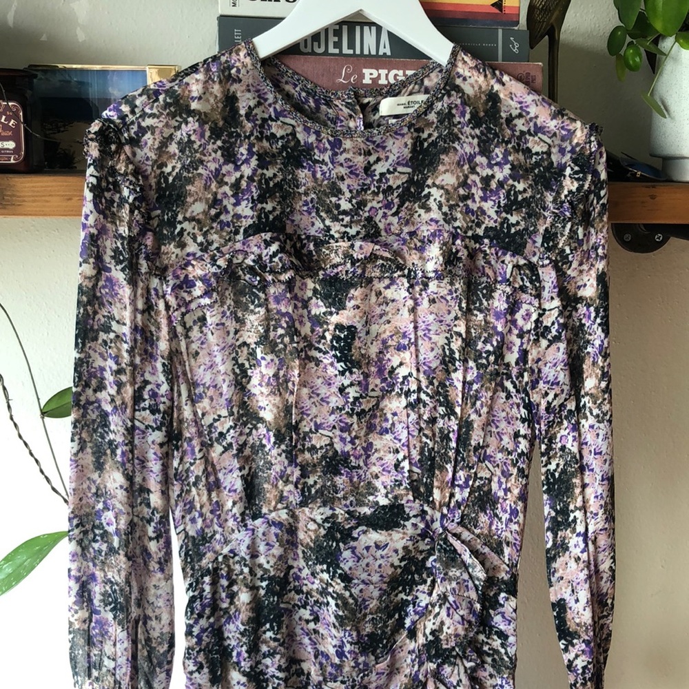 ISABEL MARANT ÉTOILE Jirvana floral chiffon dress - Picture 6 of 9